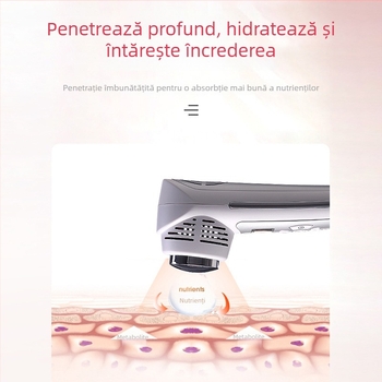 Masaj facial cu rejuvenare cu fotoni, infraroșu, ultrasonic și terapie cu ioni – dispozitiv de înfrumusețare portabil pentru uz casnic
