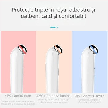 Masaj pentru ochi cu funcții de anion, ultrasonice și ionice – portabil, baterie încorporată 500–800 mAh