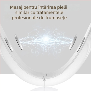 HY51 Dispozitiv V-face cu microcurent, masaj facial vibrațional, carcasă ABS, certificat CE ROHS
