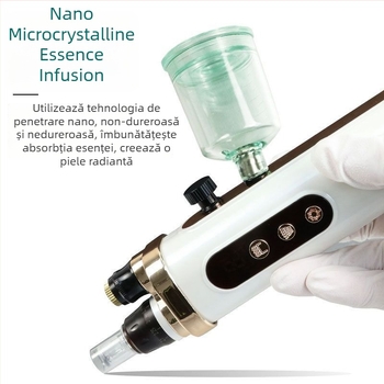 Guangmei Dispozitiv Facial pentru Hidratare și Luminare, Portabil, IPX8 Rezistent la Apă, Baterie Încorporată 800-1000 mAh