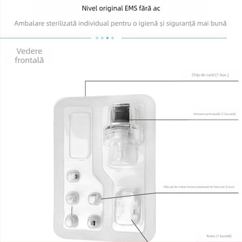 Kit de consumabile pentru dispozitiv EMS de hidratare cu iluminare fără ace – Portabil, IPX3 rezistent la apă, Fără baterie încorporată