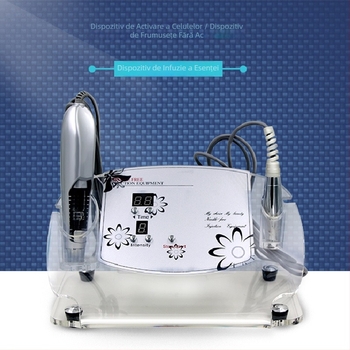 Dispozitiv de frumusețe de import pentru salon, aparat cosmetic fără ace pentru lifting cu unde BIO; funcții: anion, ion pozitiv; model XP-013; IPX1 rezistență la apă; fără baterie încorporată