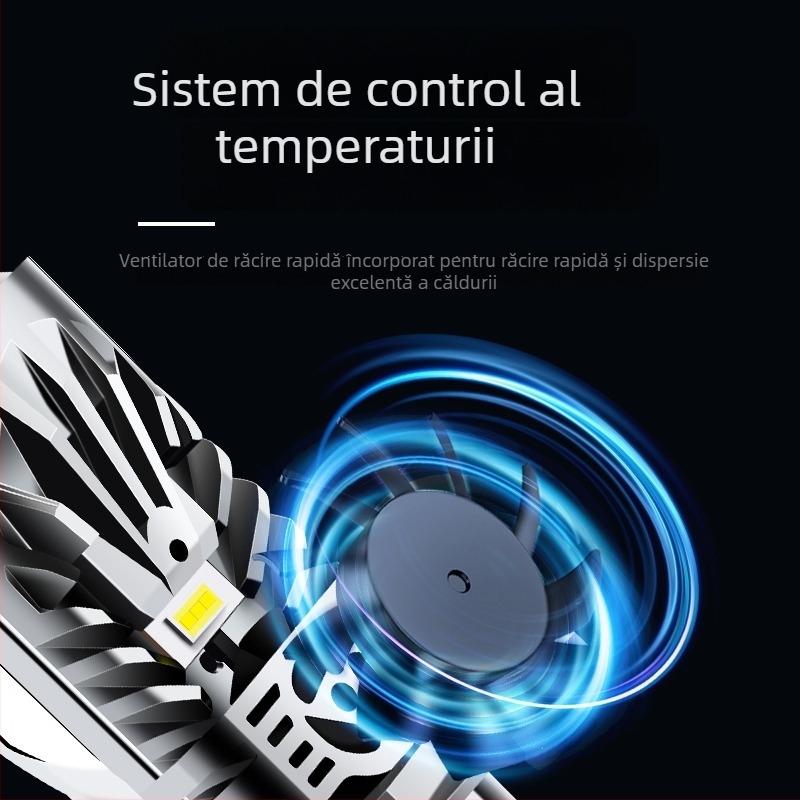 Faruri LED cu laser pentru mașini și motociclete, lentile cu focalizare dublă, 43W, 12V, IP68, 3200 lm, model M01k