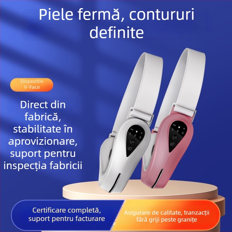 Meilin S121 Dispozitiv de microcurent pentru subțierea feței, contur în V, masaj facial, lifting și fermitate, instrument multifuncțional de înfrumusețare, lansat în 2022.