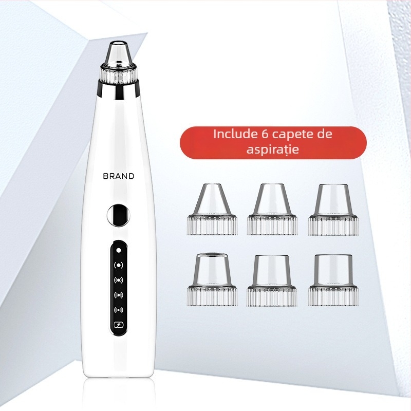 Dispozitiv electric pentru aspirarea punctelor negre YC168, curăță porii, 5 viteze, certificat CE/FCC/ROHS