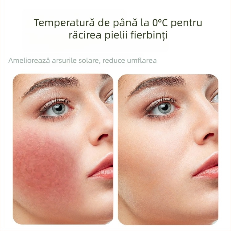 Dispozitiv de frumusețe cu compresie de frig pentru față – portabil, uz casnic, IPX-3 rezistență la apă, fără baterie încorporată