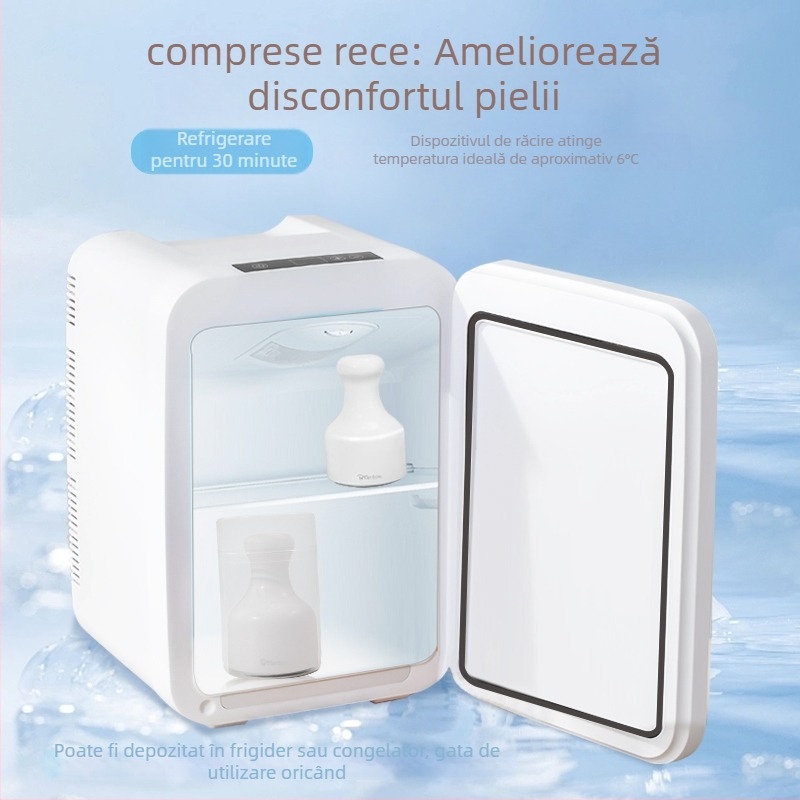 Dispozitiv de compresie cu gheață pentru micșorarea porilor, instrument facial portabil, IPX-2 rezistent la apă, după expunerea la soare.