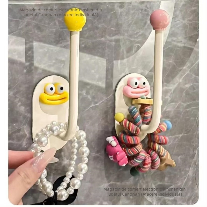 Organizator pentru accesorii de păr, raft din plastic cu 4 niveluri pentru depozitare pe birou, protecție la praf