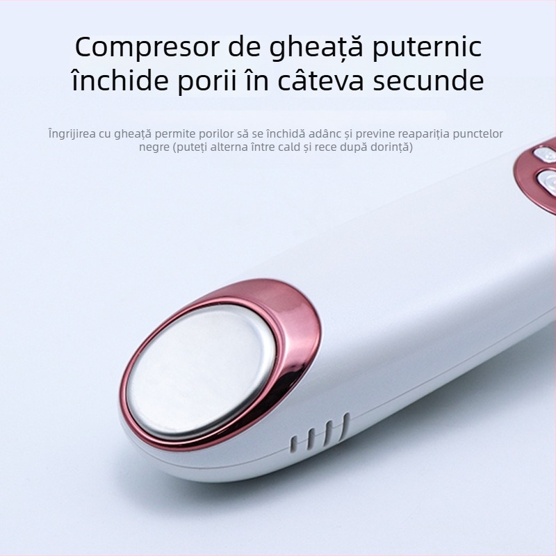 Dicai dispozitiv de curățare facială cu ultrasunete, model MRY21010 — absorbție comedoane, carcasă ABS