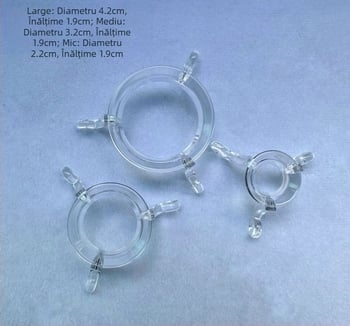 Suport triunghiular din acrilic pentru bilă cristalină (monobloc, PC, turnare prin injecție, Guangzhou)