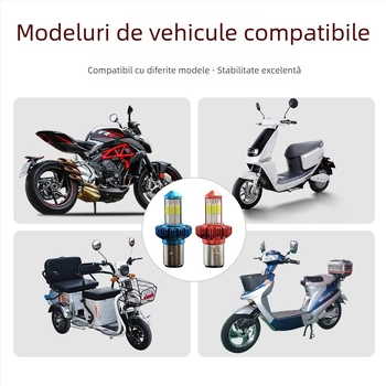 Far LED pentru motocicletă, carcasă din aluminiu, lampă hexagonală cu lentilă, 9-85V, 12W, protecție înaltă