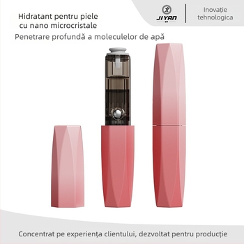 Dispozitiv portabil de hidratare cu ceață nano, cu baterie încorporată, pulverizare rece, viteză unică, ceață în până la 10 s, 300-500 mAh