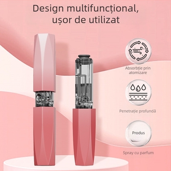 Dispozitiv portabil de hidratare cu ceață nano, cu baterie încorporată, pulverizare rece, viteză unică, ceață în până la 10 s, 300-500 mAh