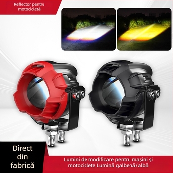 Waterbird proiector pentru motocicletă LED pentru ceață și iluminare auxiliară, impermeabil