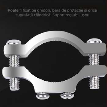 Spot LED pentru motocicletă, carcasă din aluminiu, intrare 12-80V, IP65 rezistent la apă, LED 3030 (2W), flux luminos 110 lm