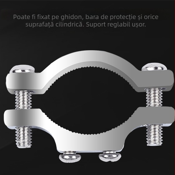 Spot LED pentru motocicletă, carcasă din aluminiu, intrare 12-80V, IP65 rezistent la apă, LED 3030 (2W), flux luminos 110 lm