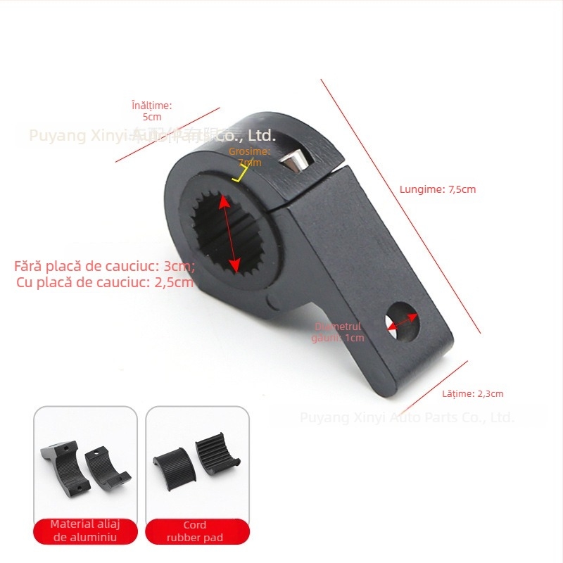 Far LED pentru motocicletă cu lentile duble, fascicul înalt și jos, corp din aliaj de aluminiu, 10–60V, 5000–6000 lm