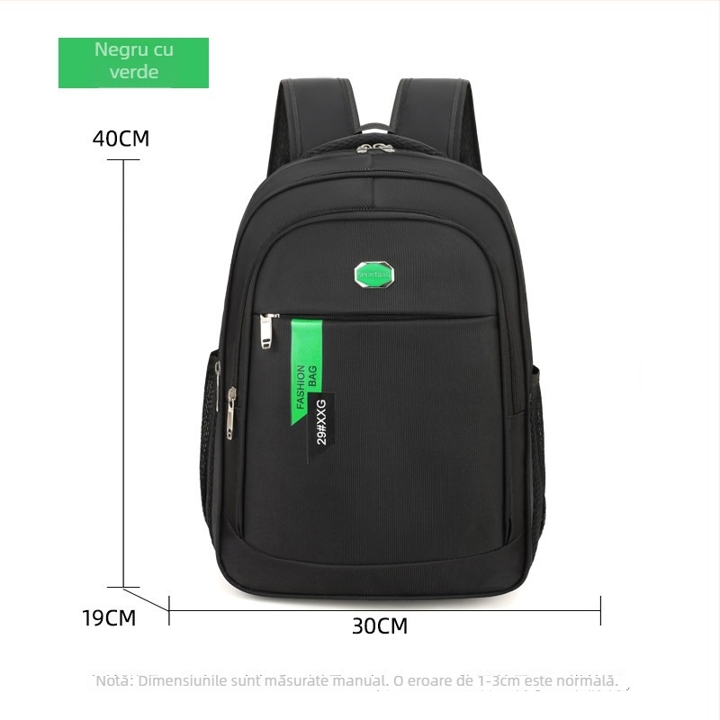 Rucsac laptop – unisex, pentru călătorii de plăcere, stil urban simplu, capacitate 20-35L, compatibil cu laptop de 15 inch
