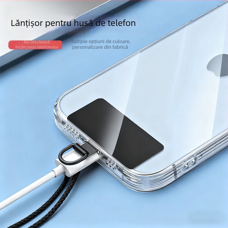 Pandant pentru telefon din aliaj cu placare electrolitică, formă geometrică, unisex, decorativ