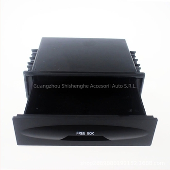 Ramă CD pentru audio auto cu sertar de depozitare, design cu două niveluri sau un nivel