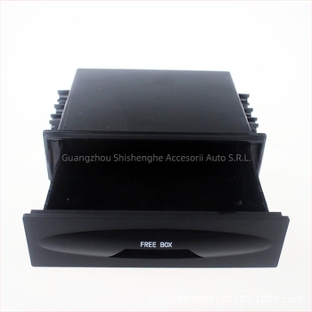 Ramă CD pentru audio auto cu sertar de depozitare, design cu două niveluri sau un nivel