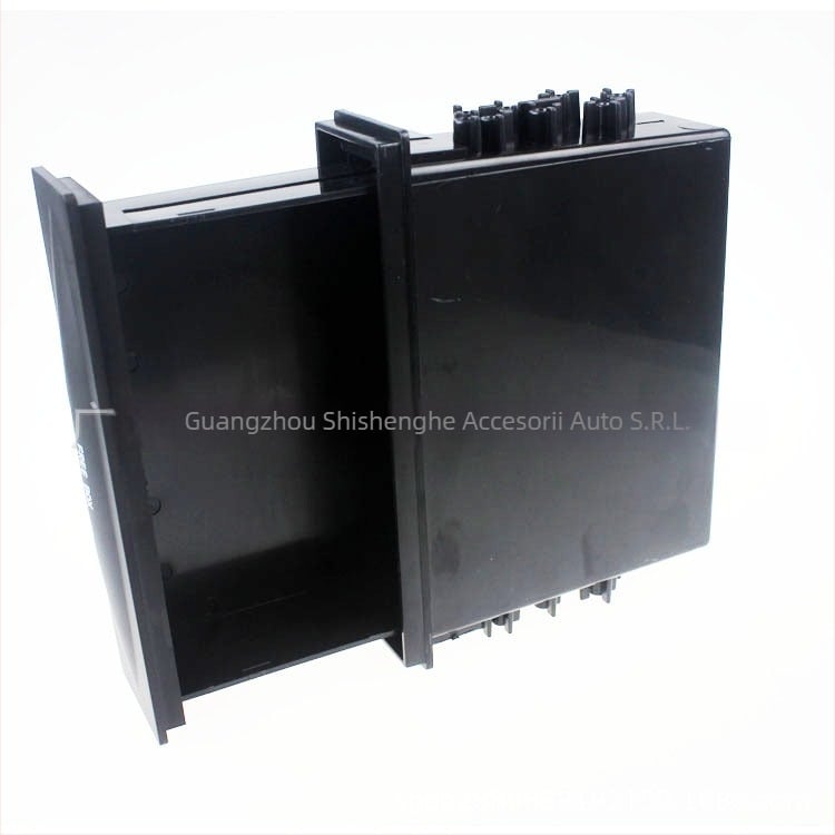 Ramă CD pentru audio auto cu sertar de depozitare, design cu două niveluri sau un nivel