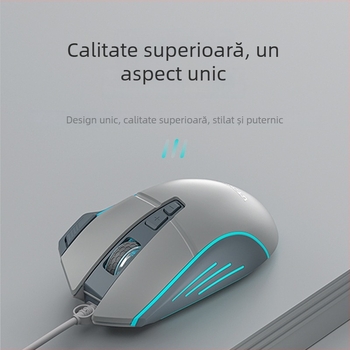 G1Pro Mouse de gaming cu fir, 7200 DPI, 8 butoane, USB, cablu 1,5 m, ergonomic