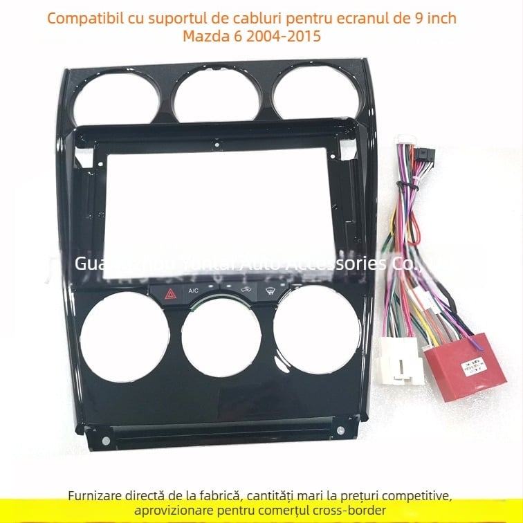 Cadru navigație Android pentru Mazda 6 (04-15 model vechi) – MA-17, plastic, Evoresn/Yisen, origine Guangzhou, modificare audio