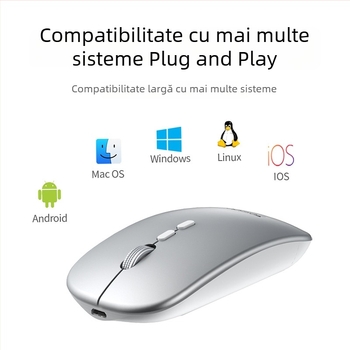Yesido Mouse fără fir KB15, 5 butoane, senzor fotoelectric, funcționare silențioasă, Plug-and-Play