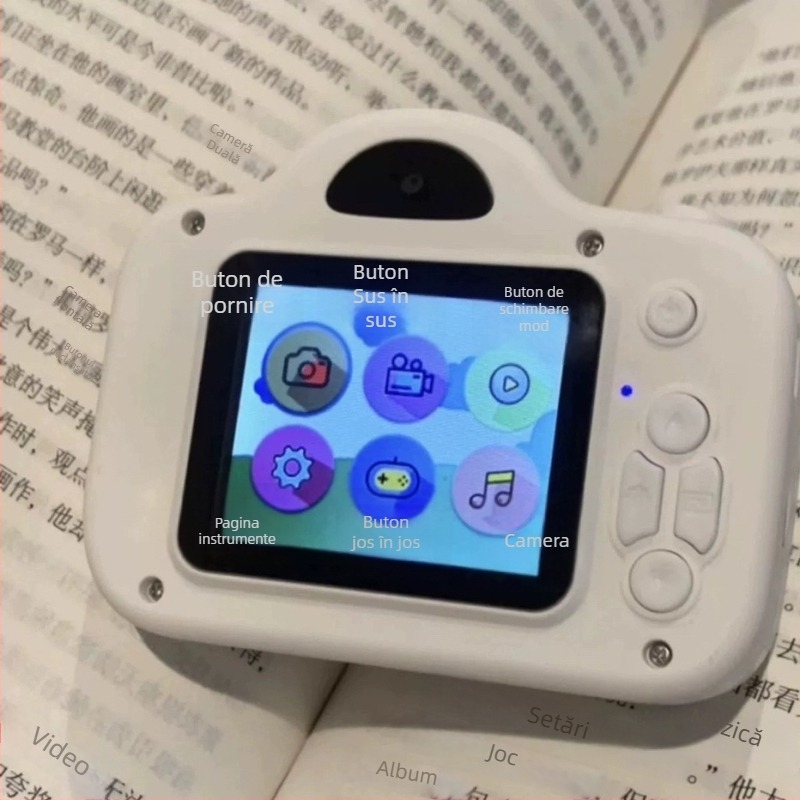 Cameră inteligentă din seria A3, cu zoom optic 8x, zoom digital 8x, ecran LCD de 2,0 inch, obiectiv periscop, stabilizare electronică a imaginii