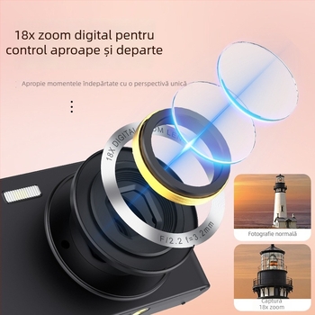 C6a cameră digitală compactă, senzor CMOSS 1/1.8 inci, 24 MP+, ecran LCD 2,8 inch, zoom digital 18x, obiectiv periscop