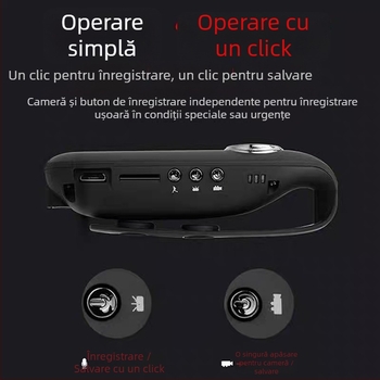 Cameră profesională cu zoom optic 10x, senzor CCD, ecran LCD de 1,5 inch, stabilizare electronică a imaginii