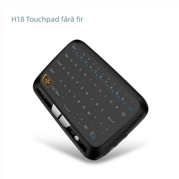 H18 Tastatură mini cu Air Mouse fără fir (2.4G, USB, 1600 DPI, rază de 20 m, 0,22 kg)