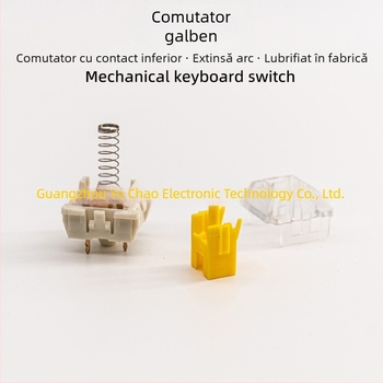 Axă de switch pentru tastatura mecanică – hot-swappable, iluminare RGB, conectare prin cablu, 88-98 taste, Compatibilitate generală