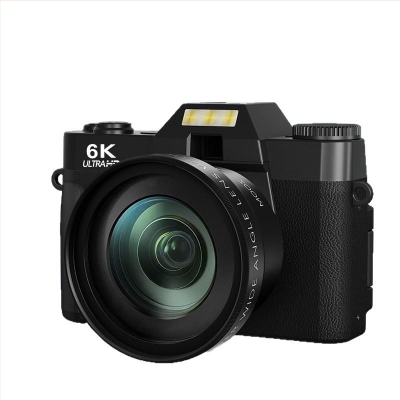 Cameră foto mirrorless cu senzor CMOS, 6400 pixeli activi, video 1080p, stabilizare electronică a imaginii, fotografiere de noapte