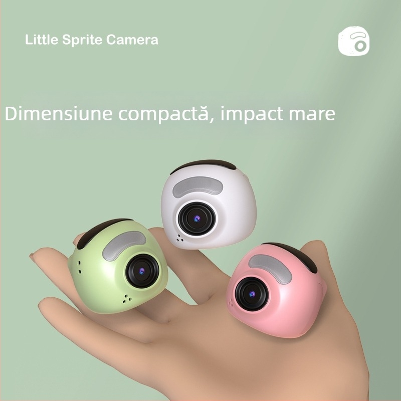 K15 Cameră selfie pentru campus vlog, 8MP CMOS, video 1080P HD, ecran LCD 1,47 inchi, USB 2.0, Stabilizare electronică a imaginii