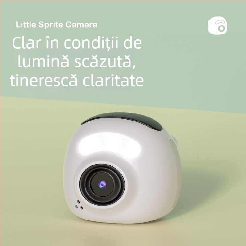 K15 Cameră selfie pentru campus vlog, 8MP CMOS, video 1080P HD, ecran LCD 1,47 inchi, USB 2.0, Stabilizare electronică a imaginii