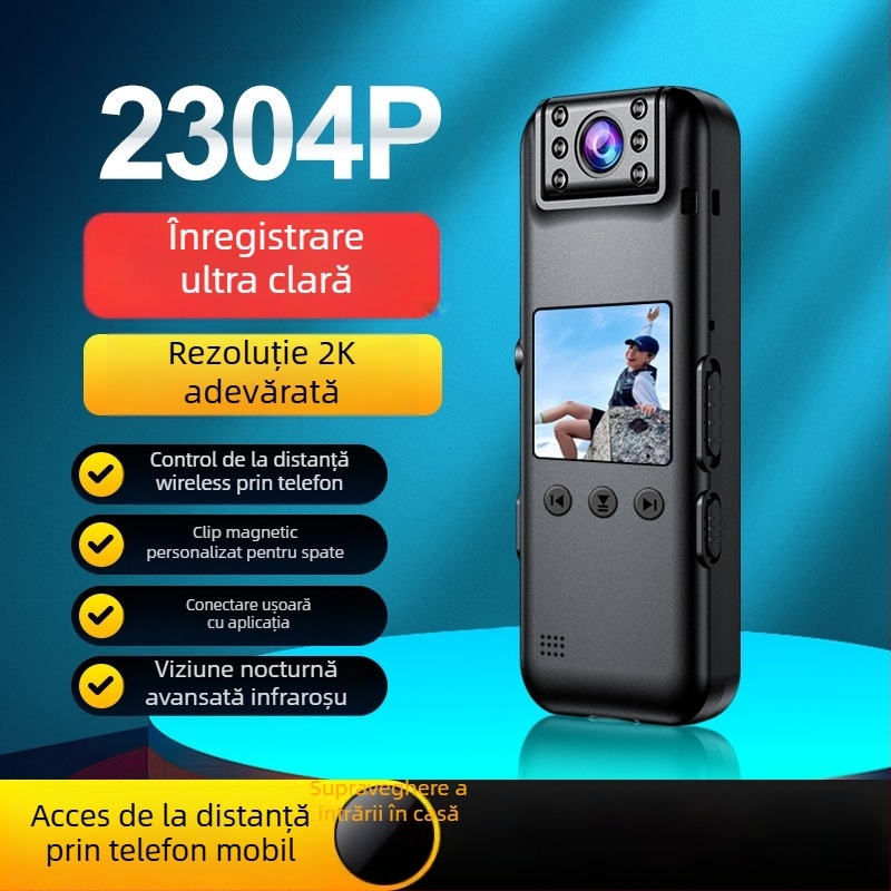 Cameră de supraveghere wireless cu vedere de noapte și Wi-Fi, rezoluție 2304x1296P, senzor 3CMOS, ecran LCD 1.5-inch