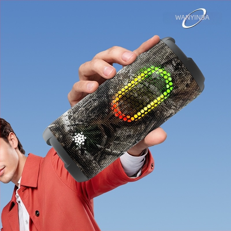 Difuzor Bluetooth Wanyinba M9 – IPX7 Rezistent la apă, 40W Putere, Baterie încorporată 6000mAh, Bluetooth 5.3, Sistem de 4 difuzoare