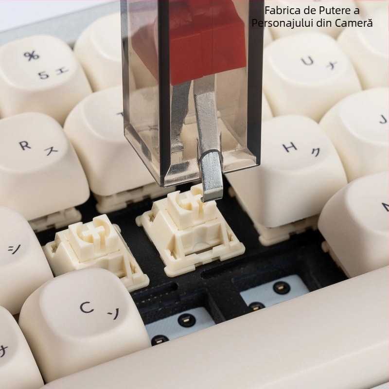 Unealtă duală pentru extragerea axului și a tastelor la tastaturi mecanice