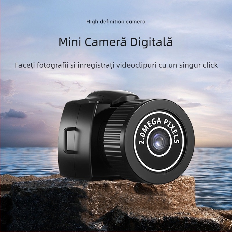 Y2000 Cameră de acțiune pentru copii, ecran LCD 2.0'', 640x480, TF Card, autonomie 3 ore, video și fotografii