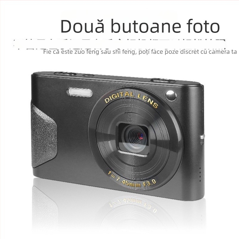 4K cameră macro digitală cu LCD, stocare SD, model C8, înregistrare video, fotografiere în rafală