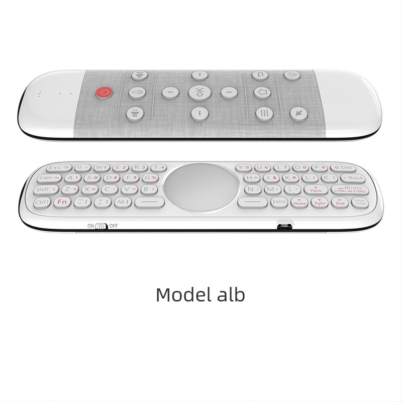 Air Mouse Q40, mouse fără fir 2.4G cu control vocal, tastatură cu ambele fețe, touchpad infraroșu, telecomandă iluminată