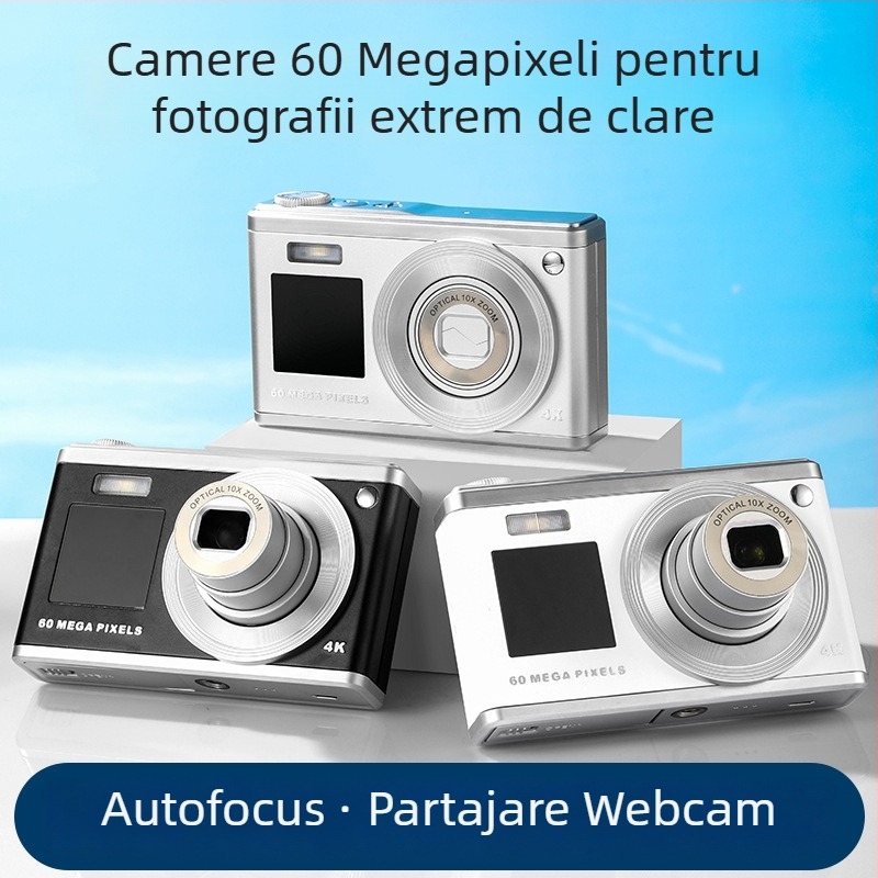 Cameră Zfzs C23s — senzor CMOS 2/3 inch, 60 MP, zoom optic 10x, macro