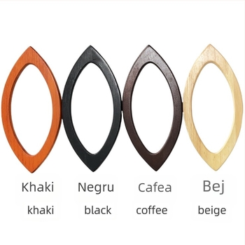 Mâner din lemn pentru geantă | construcție respirabilă; potrivit pentru genți, poșete, încheieturi și accesorii pentru genți din pânză | Primăvara 2025