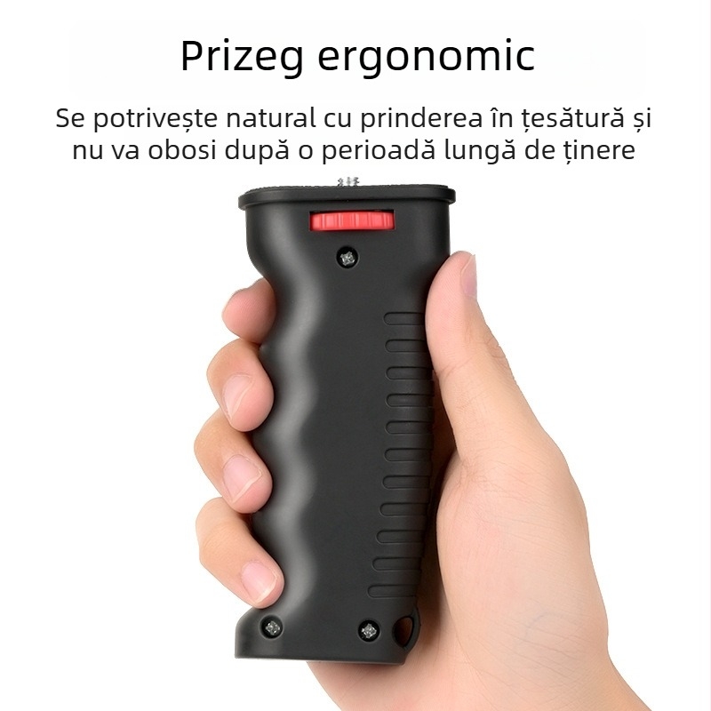 Mâner stabilizator – multifuncțional, universal, suport LED mic pentru camere DSLR (MMSP, ABS, OEM)