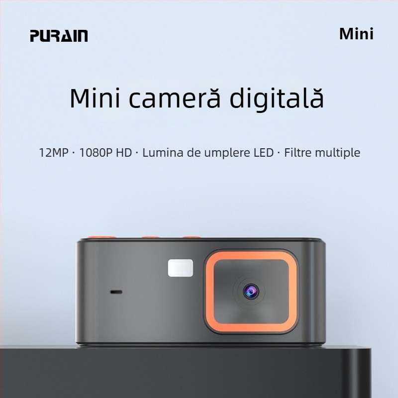 Cameră digitală CCD portabilă – mini cameră retro pentru campus, clară