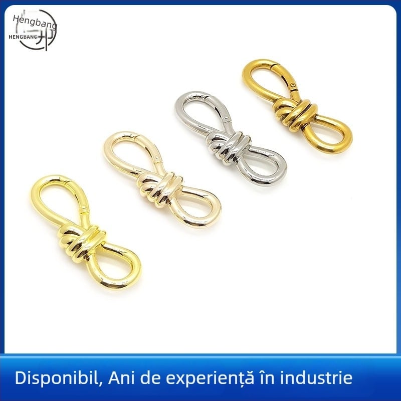  Cataramă pentru genți Hengbang Hardware – aliaj de zinc, protecție anti-furt, stil stradal, primăvară 2023