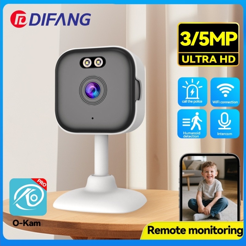 Cameră Wireless 1080p, obiectiv 4mm, rază 30m+, viziune pe timp de noapte, control de la distanță prin aplicație mobilă