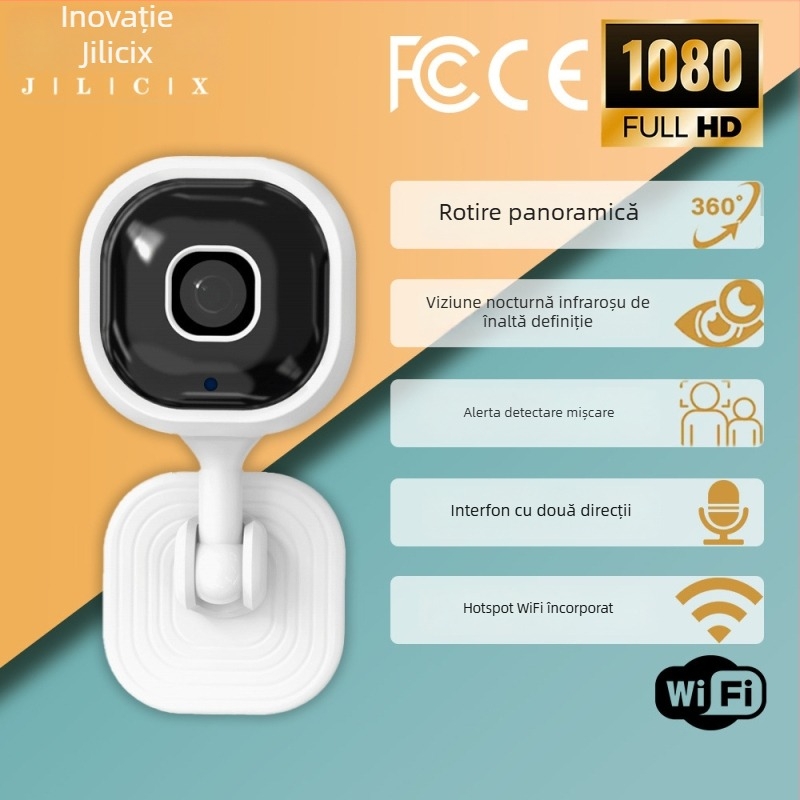 Cameră A3 pentru monitorizarea bebelușului, cu alimentare USB, interfon și supraveghere internă 1080P